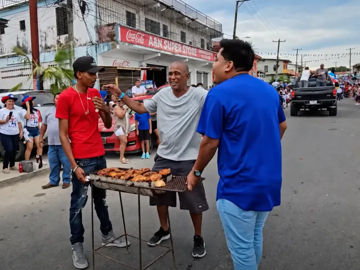 Barbecue at the San Ignacio Independence Day Parade 2025