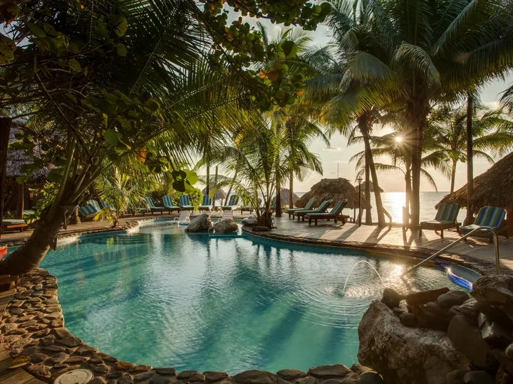 Belize travel scene featuring Xanadu Island Resort in Ambergris Caye