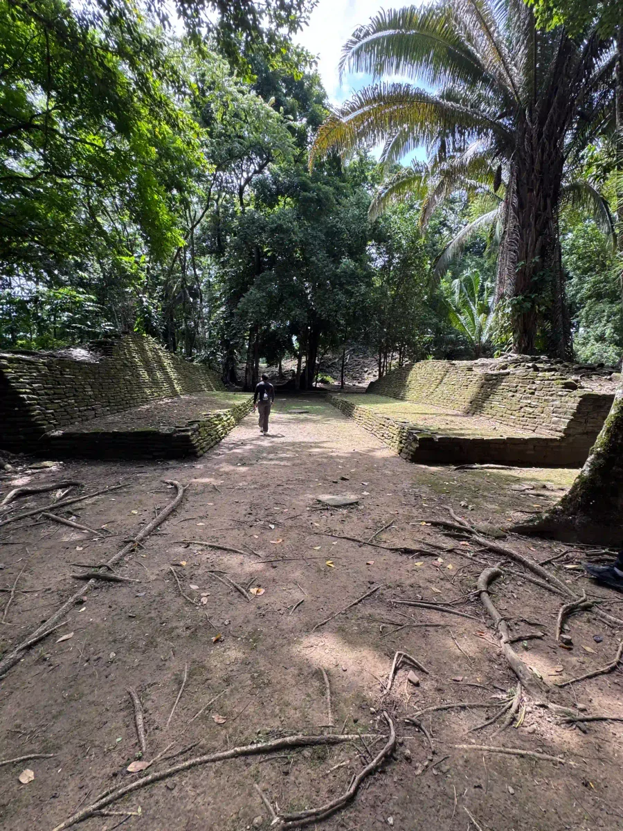 Nim Li Punit Mayan ball court in Belize