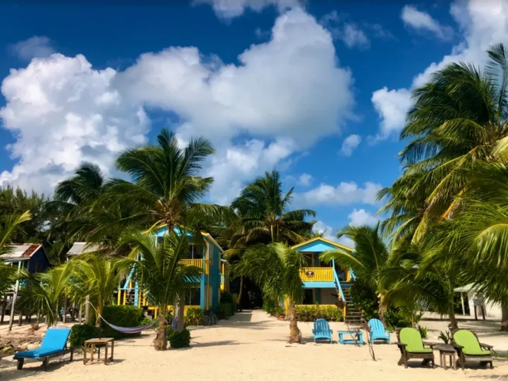 Belize travel scene featuring Colinda Cabanas in Caye Caulker